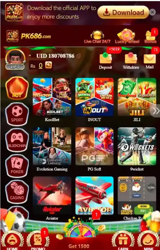 pk686 game